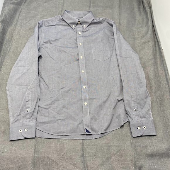 UNTUCKit Gray Casual Button Down Shirt with Classic Collar - Picture 2 of 7